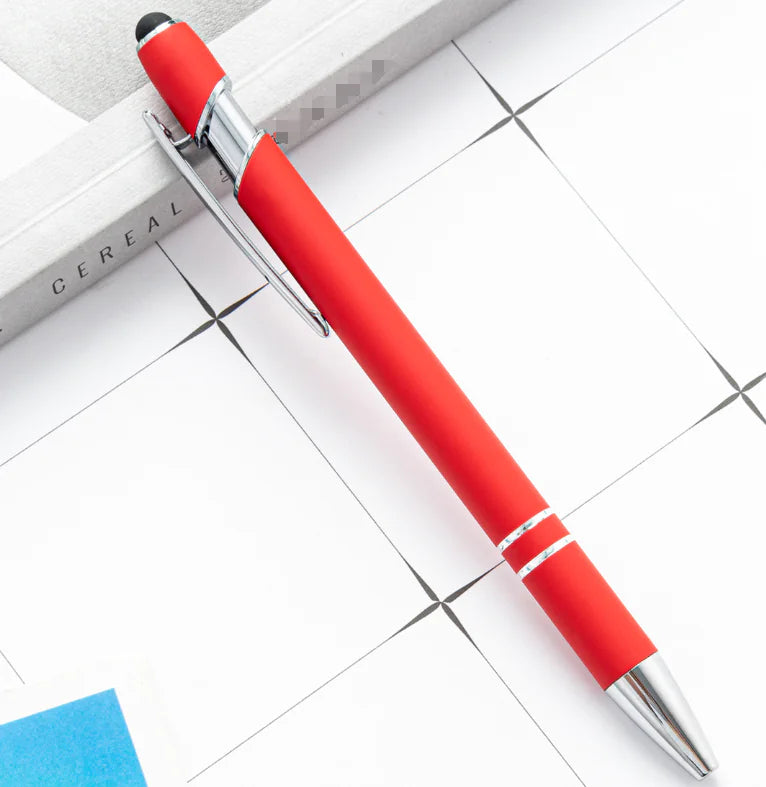 Metal Press Pen - Aluminum Capacitive Touch Ballpoint
