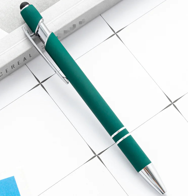 Metal Press Pen - Aluminum Capacitive Touch Ballpoint