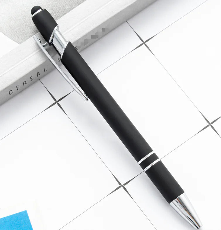 Metal Press Pen - Aluminum Capacitive Touch Ballpoint