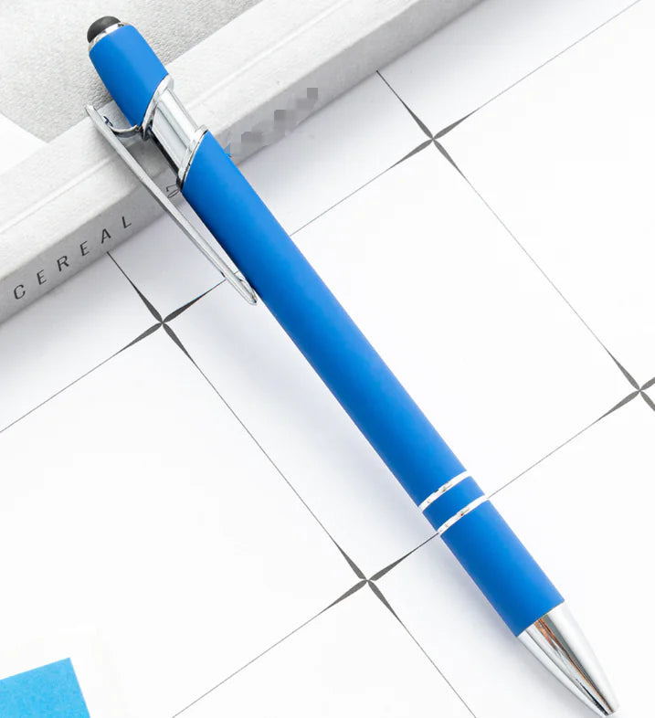 Metal Press Pen - Aluminum Capacitive Touch Ballpoint