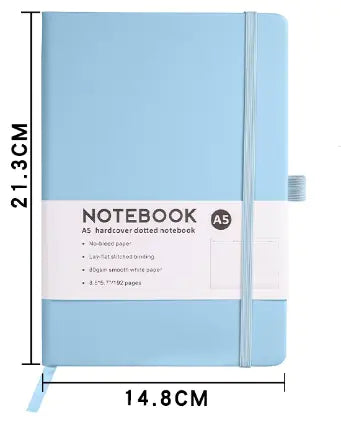 A5 Soft Leather Cover Journal Notebook Diary